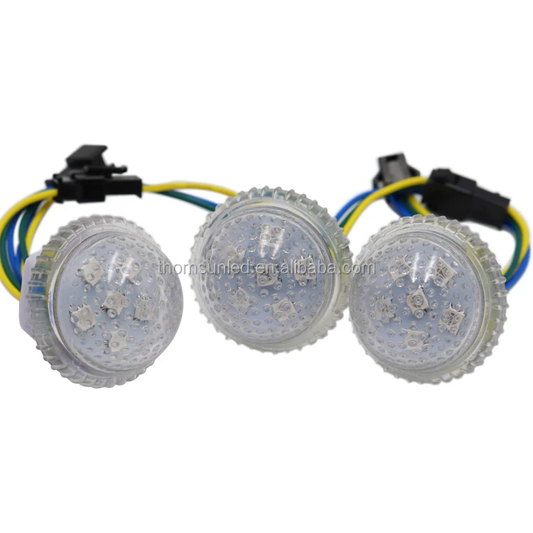 
colorful 9pcs led pixel ball 35mm led pixel light ip66 led point light 