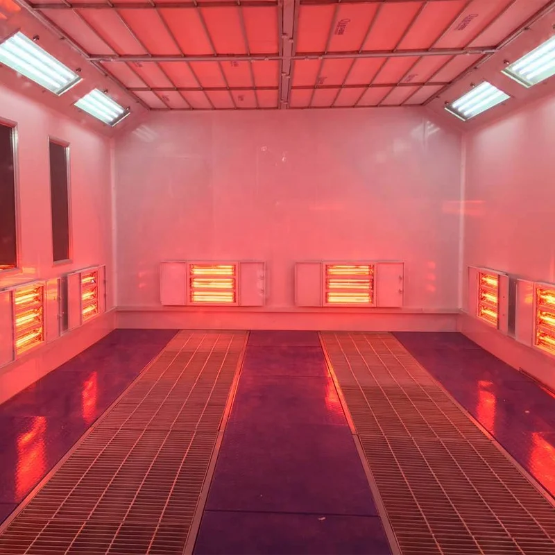 Cheap price auto dry painting booth car spraying oven for ghana