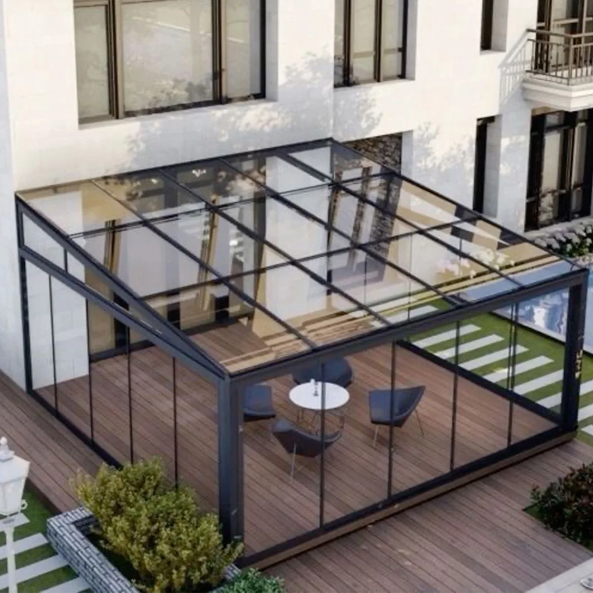 Ikealuminum 2024 Winter sunroom with mosquito meshall season room sunrooms & glass houses 4 season room