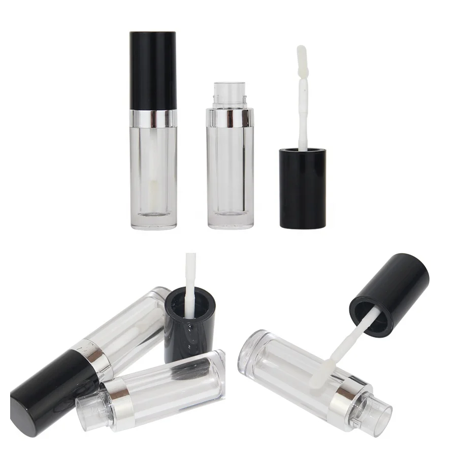 
Latest magnetic clear empty lip gloss containers case / lipgloss tube bottle 5ml for cosmetics packaging 
