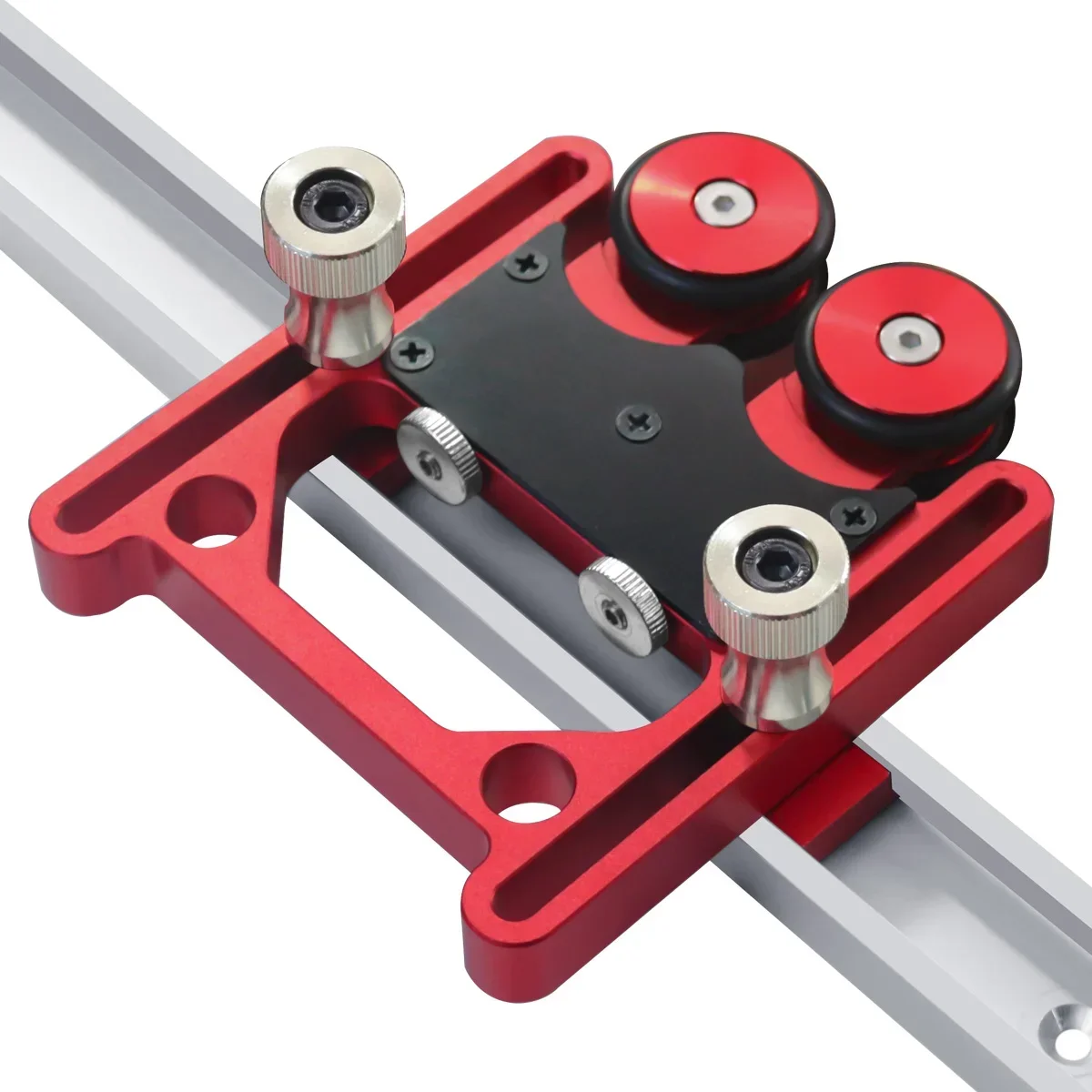 Carpentry Workbench Adjustable Stock Guides - Roller Guides Feather Loc Board  Woodworking Safety Pushing Auxiliary Tool