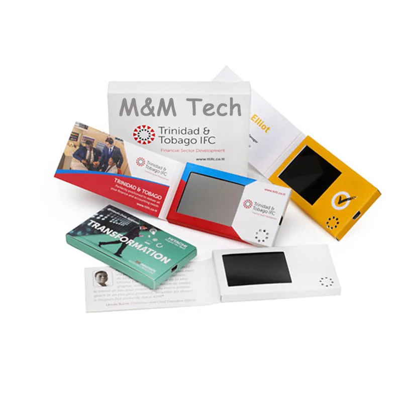 Factory supply high quality paper 2.4 inch  Lcd Screen Video Business Card