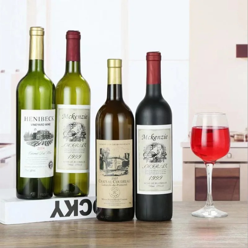 Wholesale Olive Oil Packaging 500ml round green glass olive oil bottle with stick label