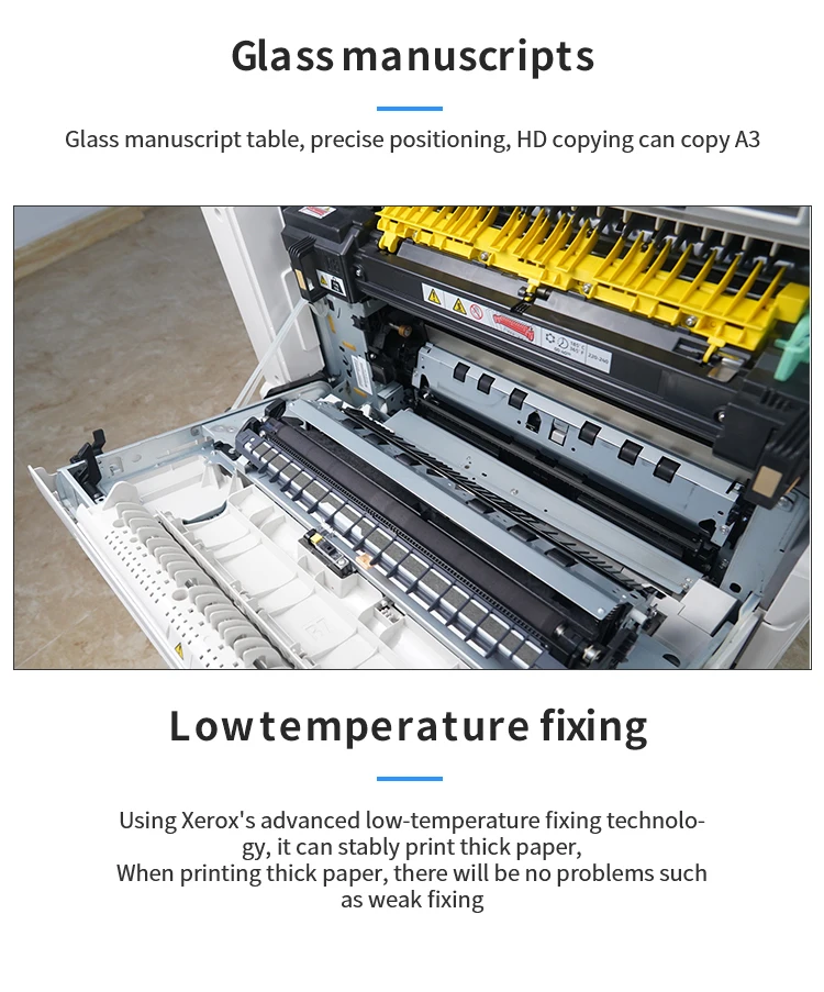  Б/у принтер A3 со сканером копировальный аппарат для Xerox 7525/7530/7535/7545/7556 цветной фотокопировальная