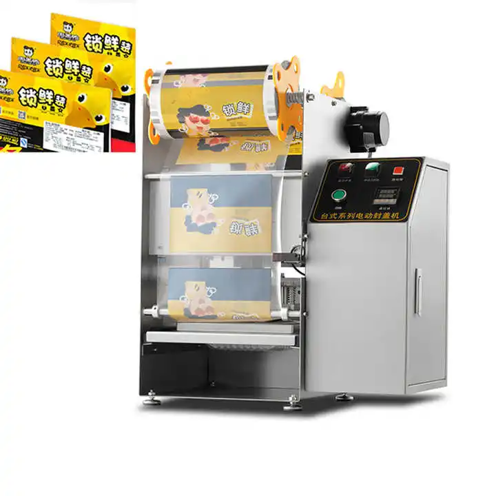 Automatic electric High capacity stainless steel Plastic Box Sealer Plastic Food Container Sealing Machine