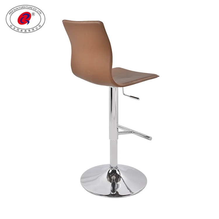 Hot Sale Commercial Metal Barstool Iron Chair 24 Counter Height Bar Stool With Foot Stool Swivel Cast Iron Bar Stool Base