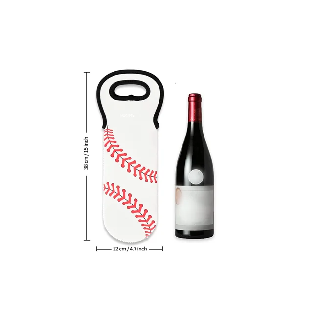 Personalized Single Neoprene Water Beer Wine Bottle Cover