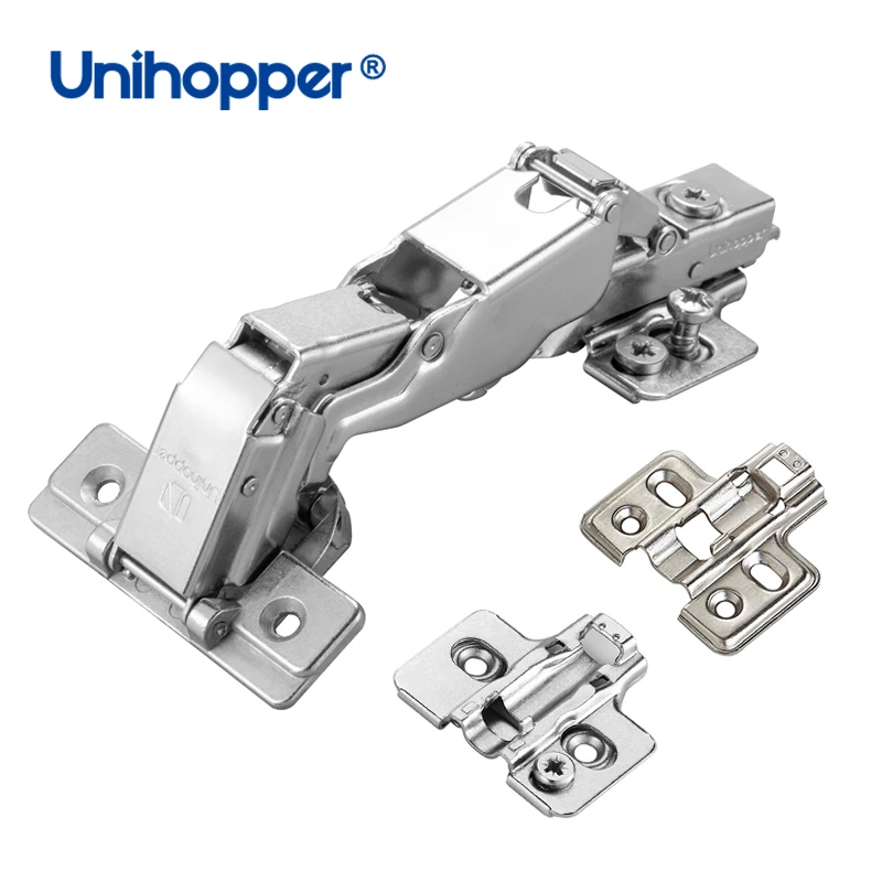 Unihopper Chinese Manufacturer 165 Degree Special Angled 3D Furniture Hinge Soft Close Kitchen Cabinet Hinges