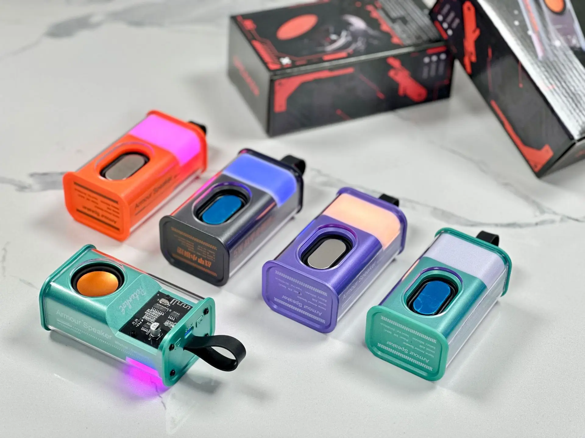 Bike Bluetooth Speaker 5W Mini Speaker with TF Card, USB, FM for Outdoor Activities/Phone