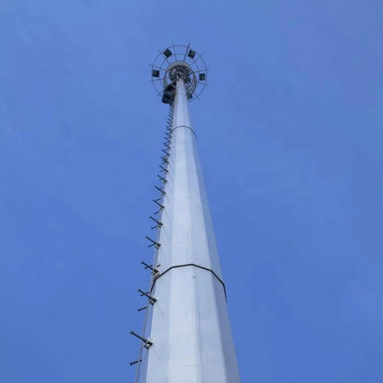 30 40 м 5 г Wi-Fi сигнал свободно стоящая круглая оцинкованная телекоммуникационная антенна одиночная трубчатая