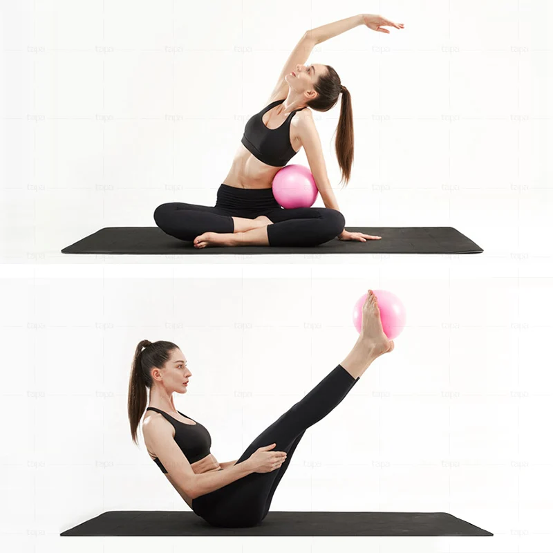 Wholesale 25cm Pilates Yoga Ball of Gym Fitness Equipment Small Pilates Yoga Ball Custom