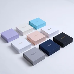 Boyang Custom Made Book Style Magnetic Closure Jewelry Set Box Packaging