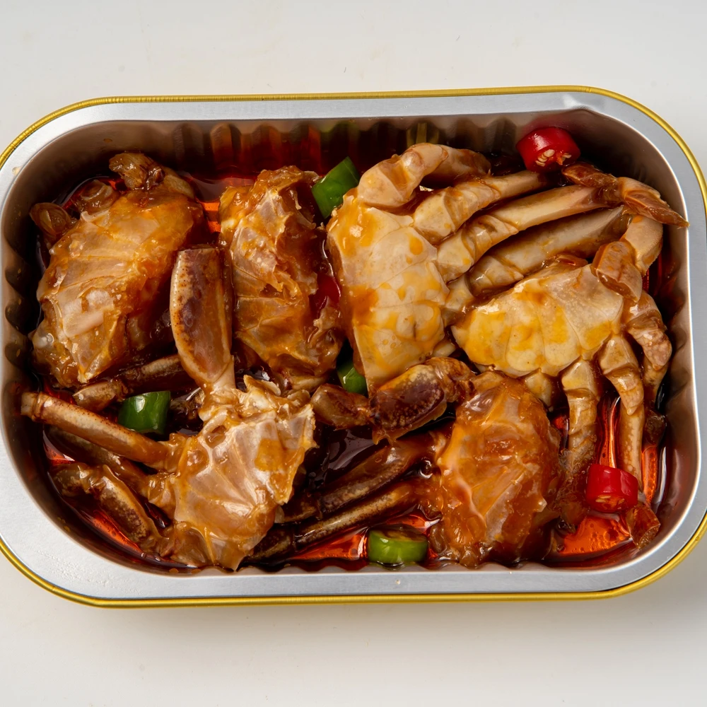 Frozen seafood snack Factory Sale Delicious instant Seafood Pre-Made Marinated Raw Crab