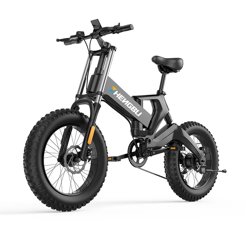  New Full Suspension Fashion Fat Tyre Small Folding electric bike 1000 w Electric Bike Bicycle