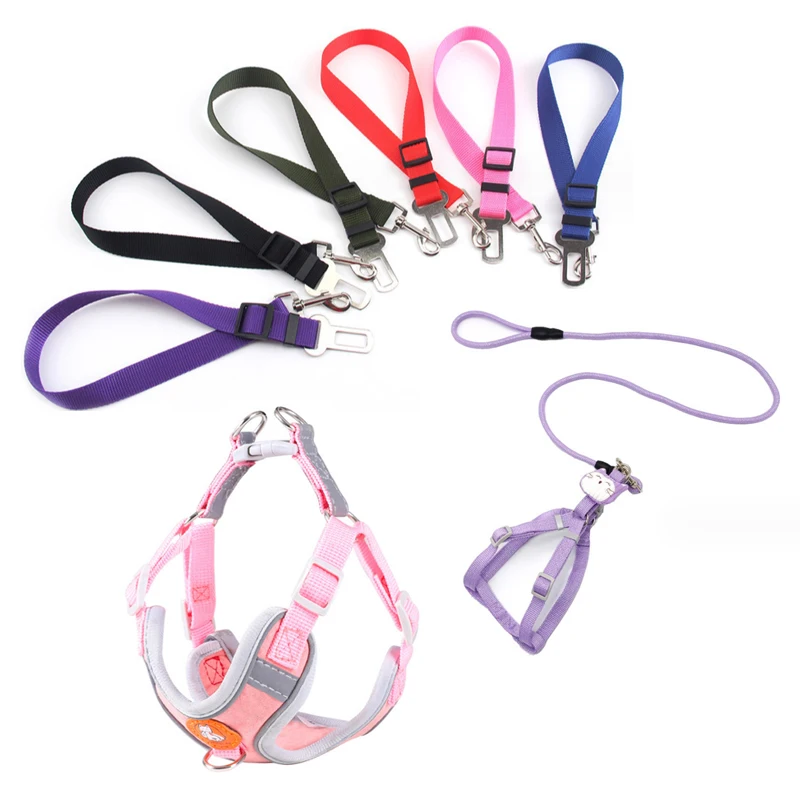3m Promotional price nylon, reflective supplies rope on dog necklaces leashes pet leashes for dog/