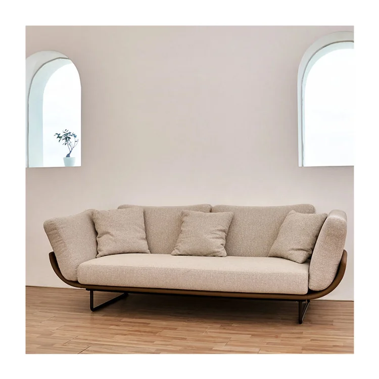 Microfiber Fabric Italian Sofas Corner Couch Home Office Furniture Set Fabric Sofa Modern Living Room L-Shape Sectional Sofa