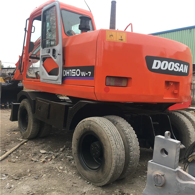 Высококачественный Подержанный Dh150w-7 экскаватор Doosan с сердечником промышленные компоненты двигатель насос мотор шестерня PLC