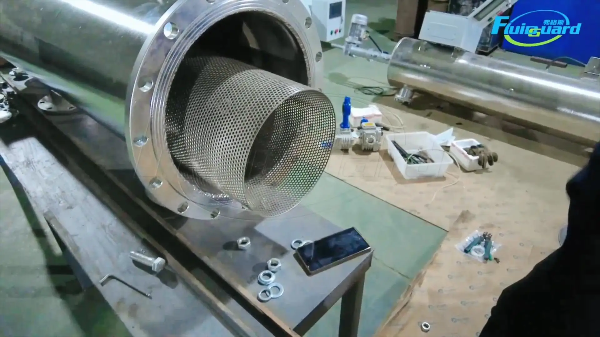 Hydraulic Drive Horizontal Automatic Self-Cleaning Screen Filter