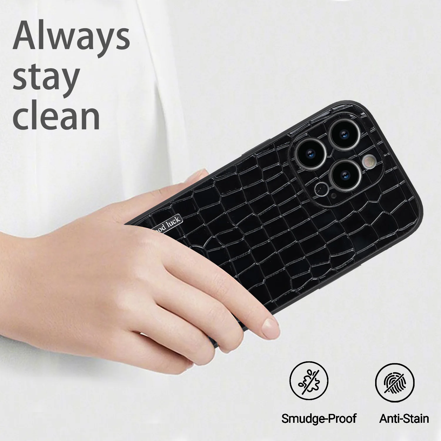 Luxury Design Crocodile Pattern Leather Phone Case for iPhone 14 13 12 Mini 11 Pro Max XS XR SE 7 8 Shockproof Mobile Phone Case