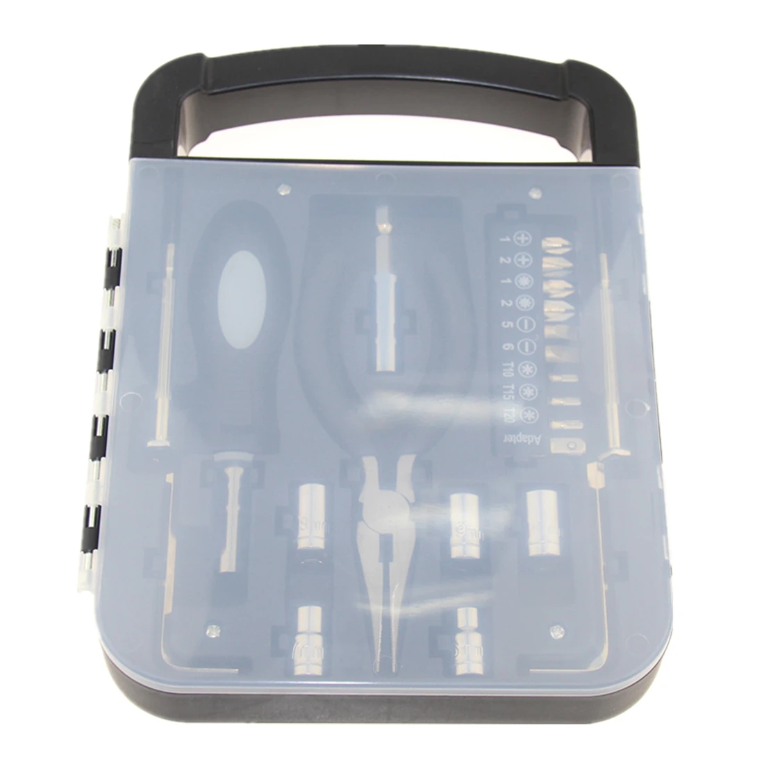 
22pcs transparent hand tool set for promotion 
