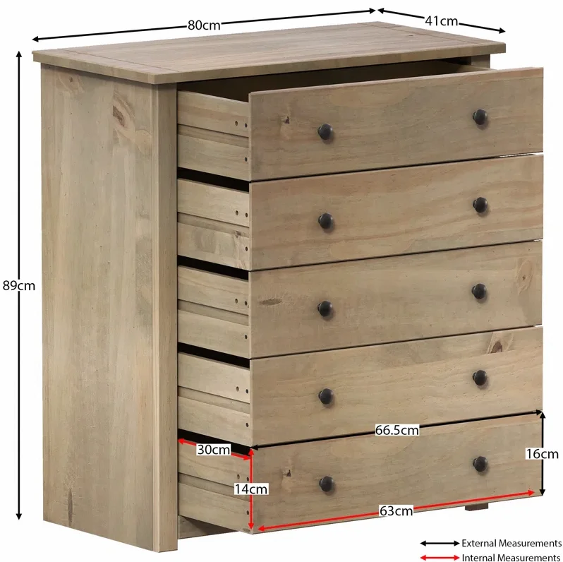 Wholesale Customized Good Quality Pine Bedroom Table Chest Of Drawers Product