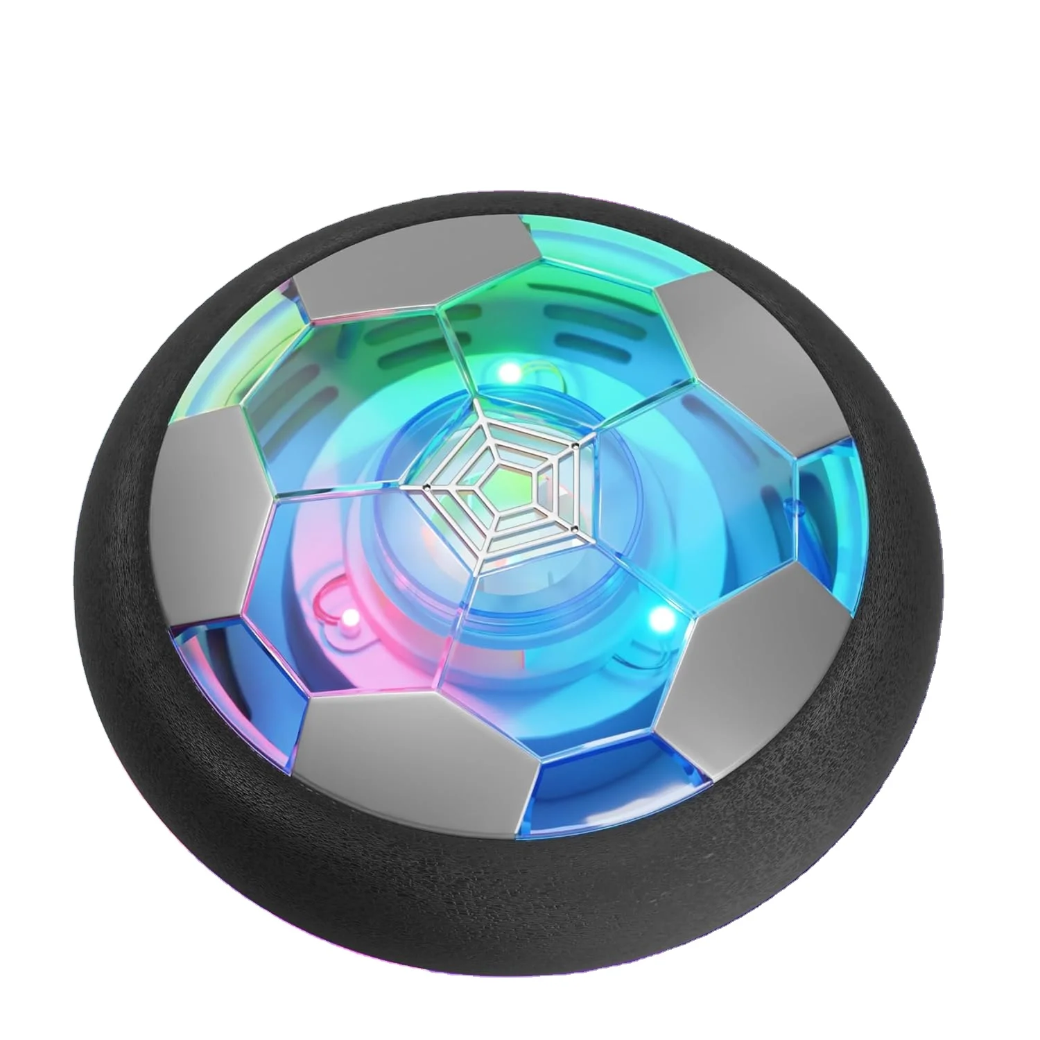Indoor Kids Toys Hover Soccer Ball Battery Operated Football With LED Light