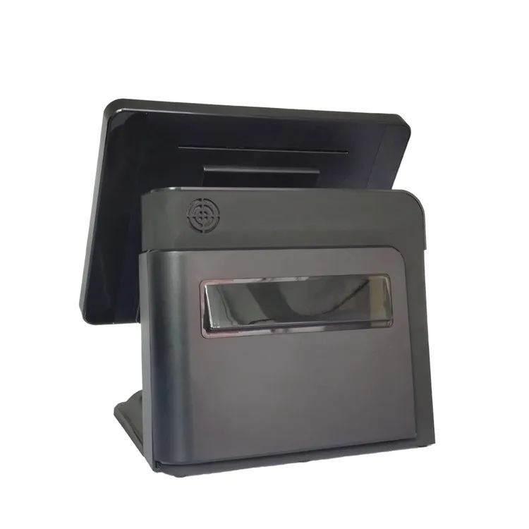 Dual touch screen automatic windows pos system I3/I5 Restaurant Retail POS Cash Terminal All in one Cash Register POS Systems