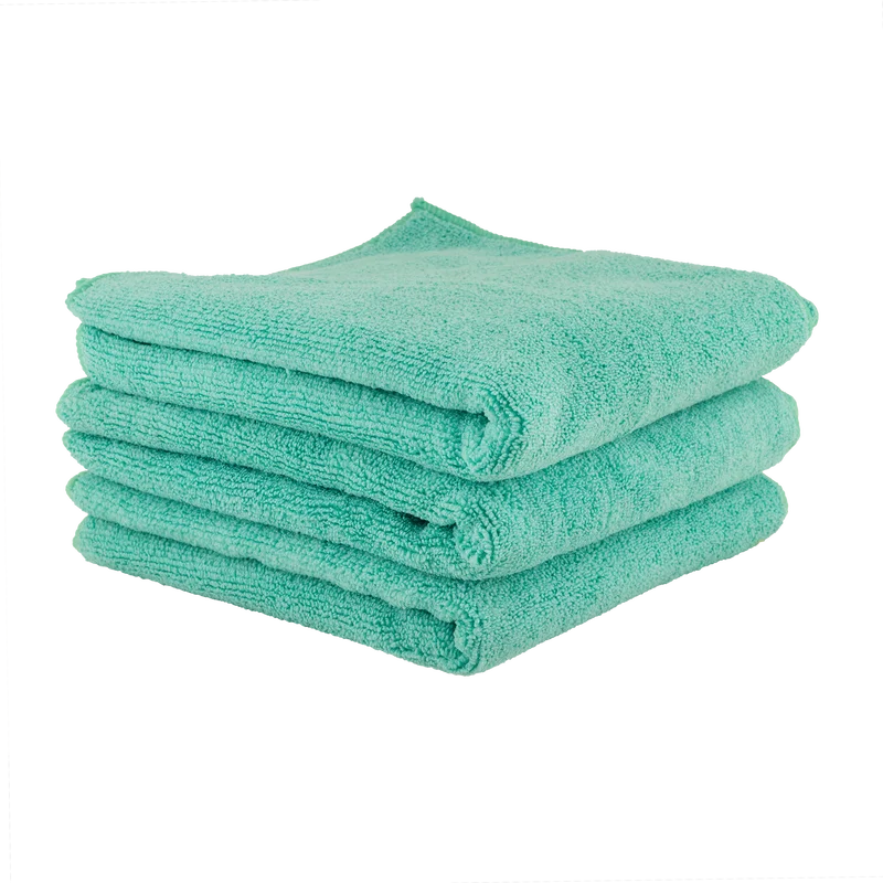 Multi-colors Ultrasonic Cutting Stitch Edge House Cleaning Microfiber Wiping Cleaning Towel