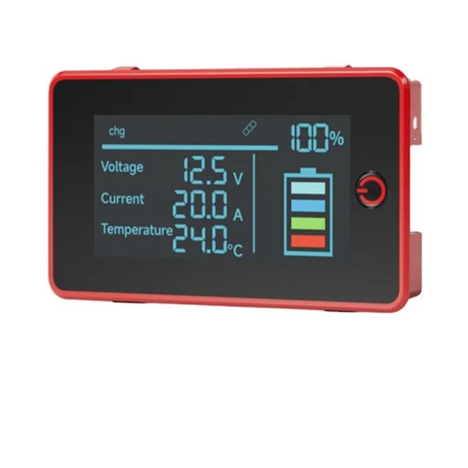 Аксессуар Daly smart bms, 3-дюймовый сенсорный ЖК-экран, UART 6-контактный порт, световая плата с температурным напряжением для литий-ионного lifepo4 3S-32S
