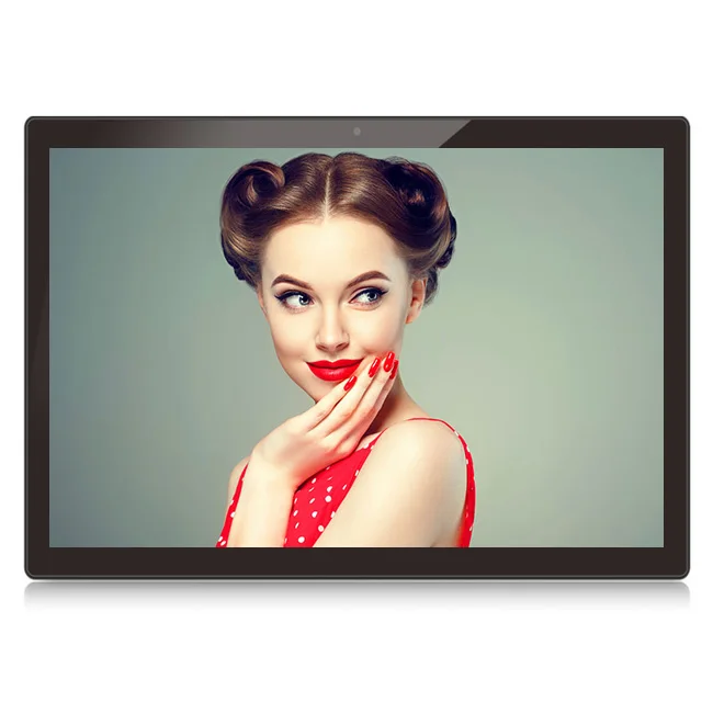 18.5 inch wall mount digital signage advertising display android all in one 18.5 inch FHD 1080P capacitive touch android tablet