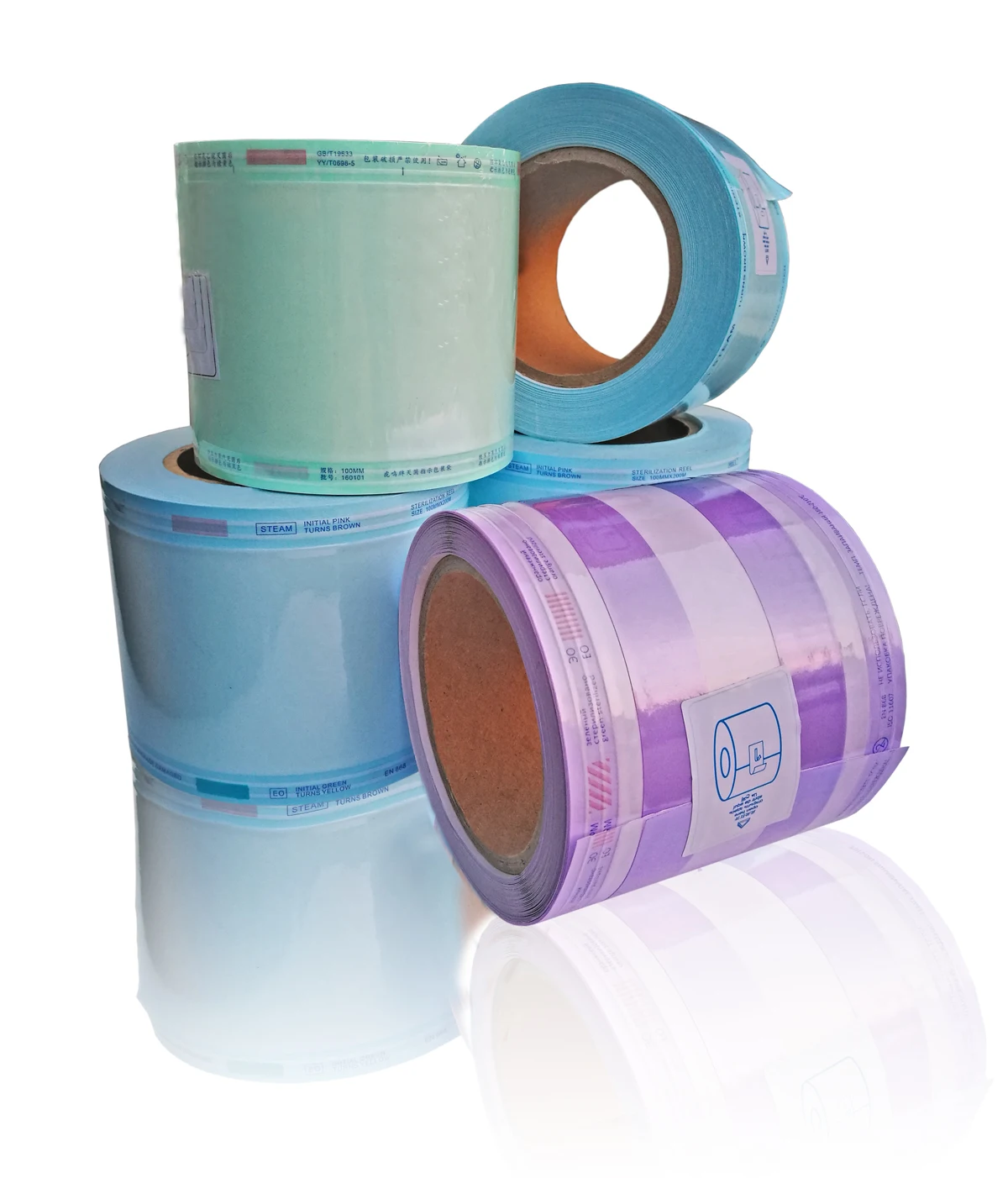 Медицинский стерилизационный рулонный мешок для автоклава