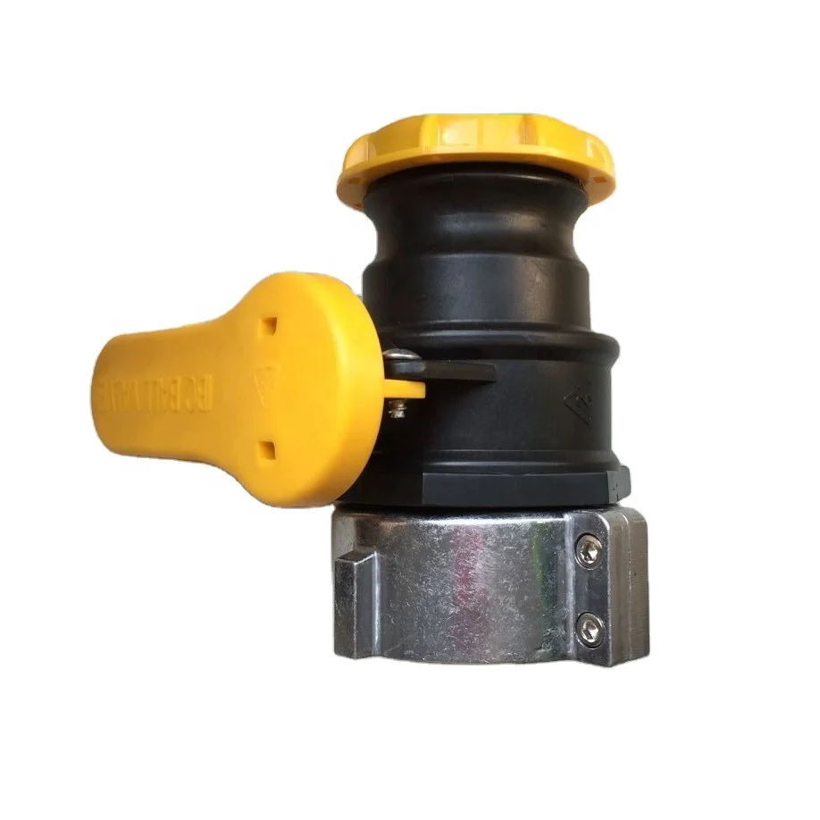 IBC Ball Outlet Tap Tank Food Grade Drain Adapter Rainwater Container Brass Hose Faucet Valve
