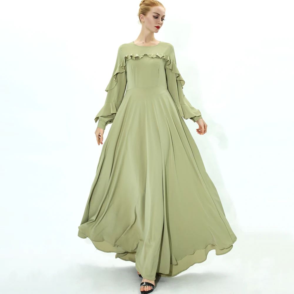  Мусульманская Мода abaya Дубай хиджаб платье для женщин турецкие арабские платья мусульманская одежда 2021