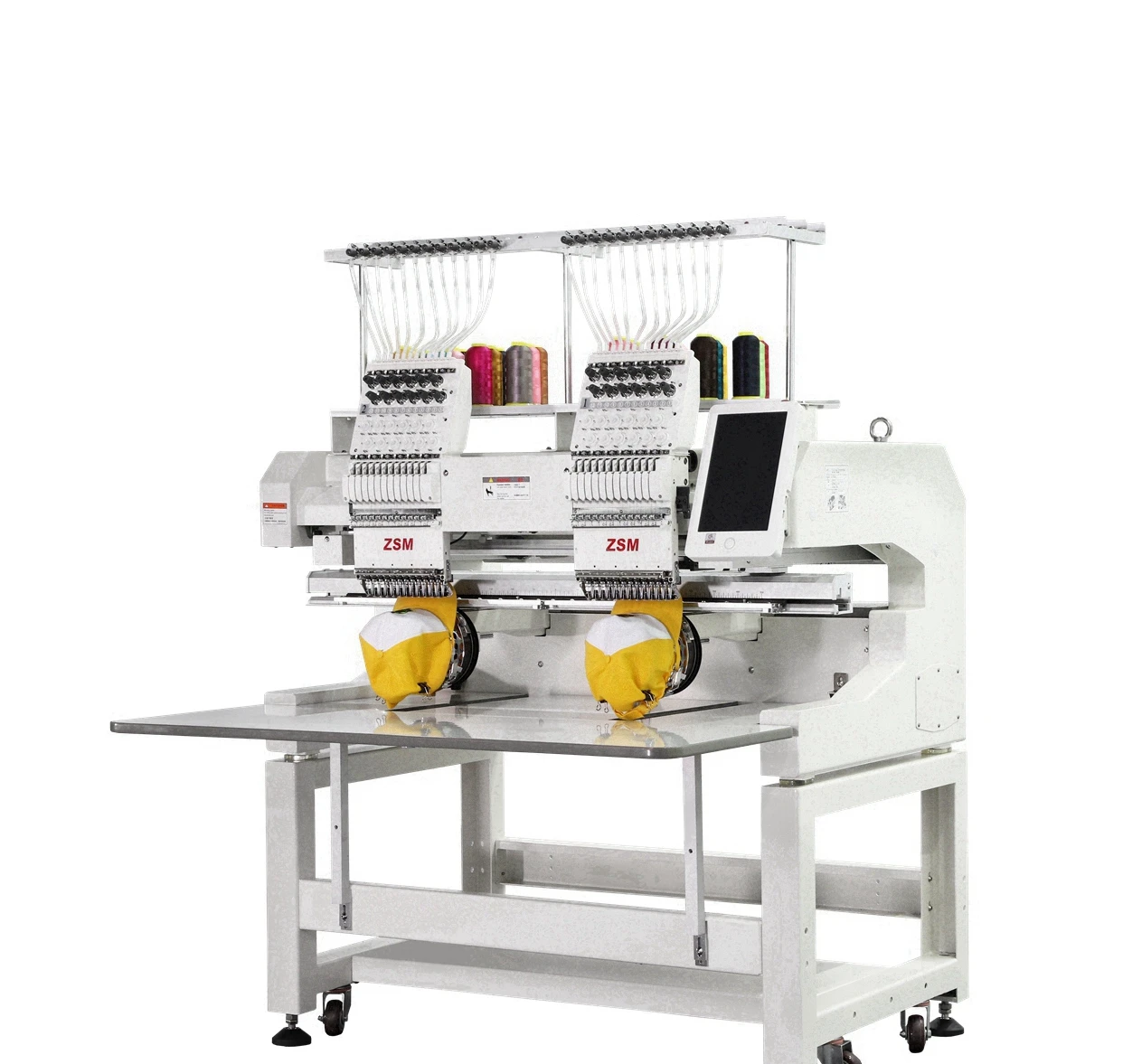 two head embroidery machine hat embroidery machine computerized embroidery machine in wholesale