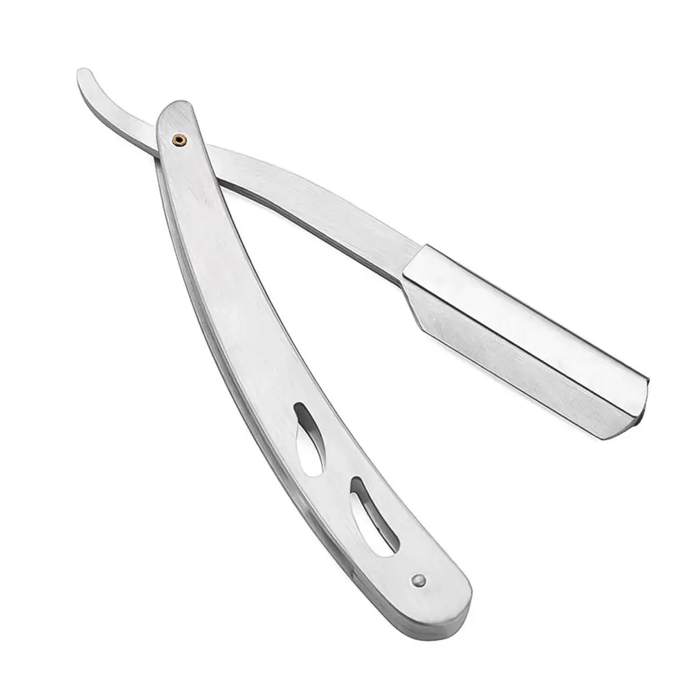 Modern Multi-Functional Manual Knife with Single Stainless Steel Straight Edge High Carbon Steel Blade Push Button Style