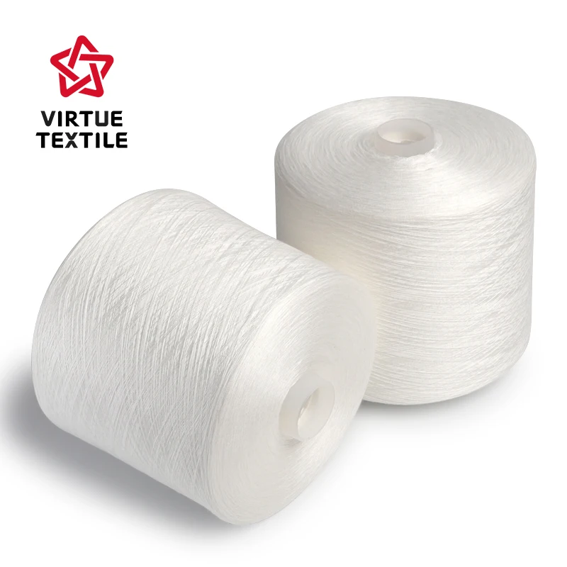 Bulk 40/2 Spun Bright Polyester Staple Fiber Sewing Thread