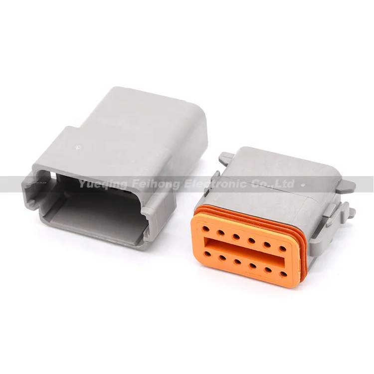 DT04-12P automotive wire connector 12 ways male DT series