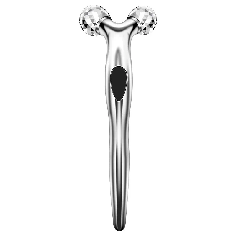 SENKA Private Label Microcurrent V Face Lifting 360 Rotate Manual Roller Facial Massager body 3D Face Massage Roller