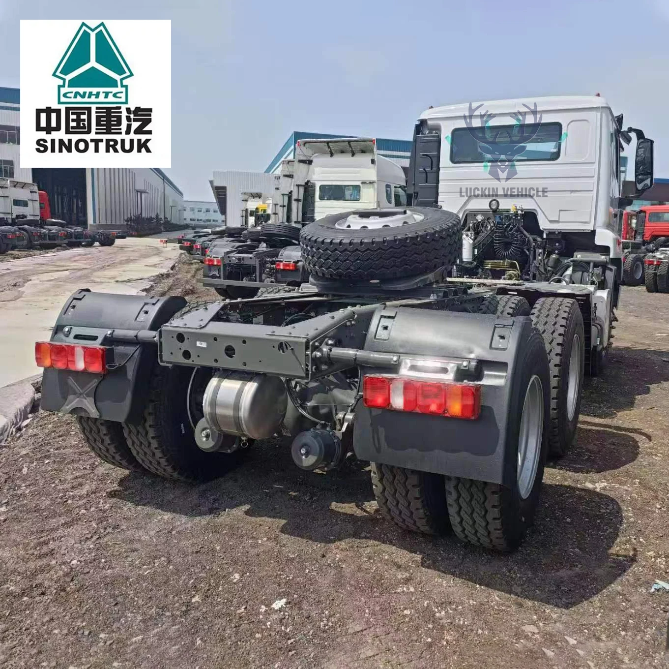 95%New Liangshan Sinotruck HOWO 10 Wheels 6X4 Tractor Truck Trailer Head 375Hp/371HP Used Tractors