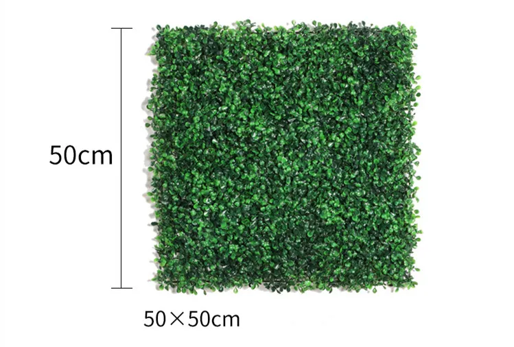 A-507 Custom Outdoor Greenery Hedges Decor Vertical Artificial Green Plant Grass Wall