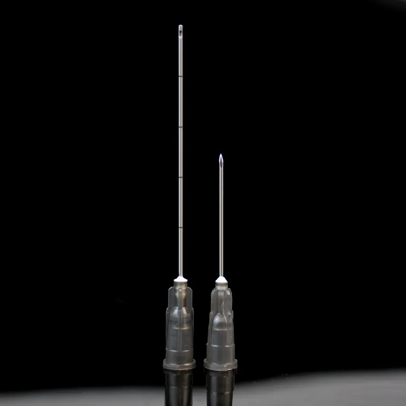 Chinese Factory Microcannula 22g Blunt Lip Injections Cannula Needle