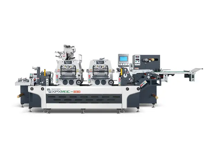 MDC-330 2 Double station hot stamping /cold foil  flatbed sticker label die cutting machine