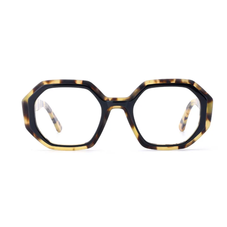 small bold thick acetate tortoise spectacles women stylish eyeglass frames men transparent stepper eyeglass frames