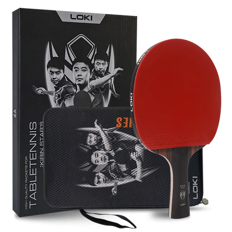 LOKI Ping Pong K5 star Pro Carbon Performance Level Table Tennis Racket with Carbon Technology