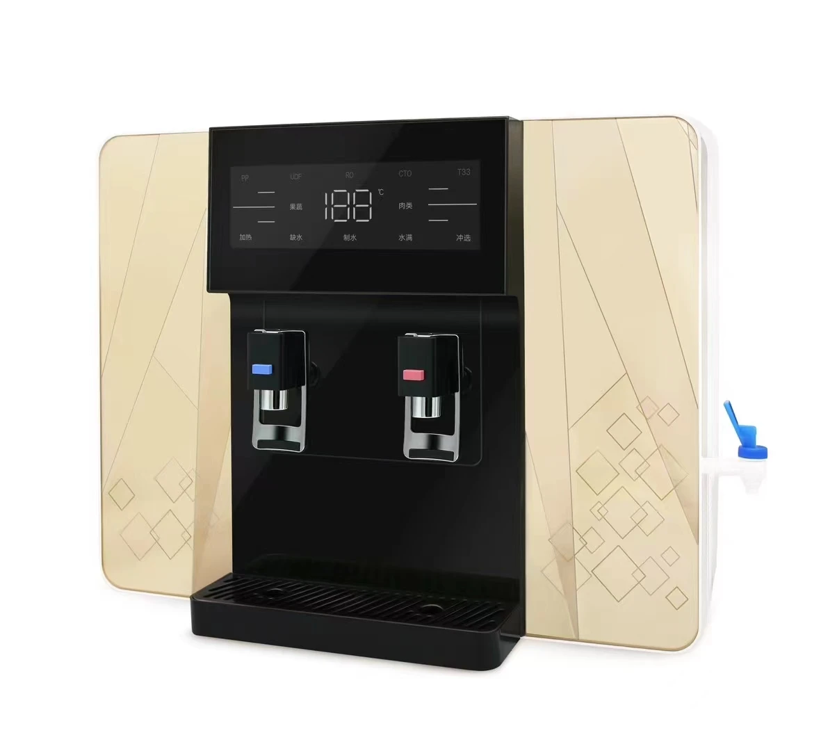 Factory CE Certificated Household 5 Stage Reverse Osmosis RO Hot and Cold Water Dispenser Purifier