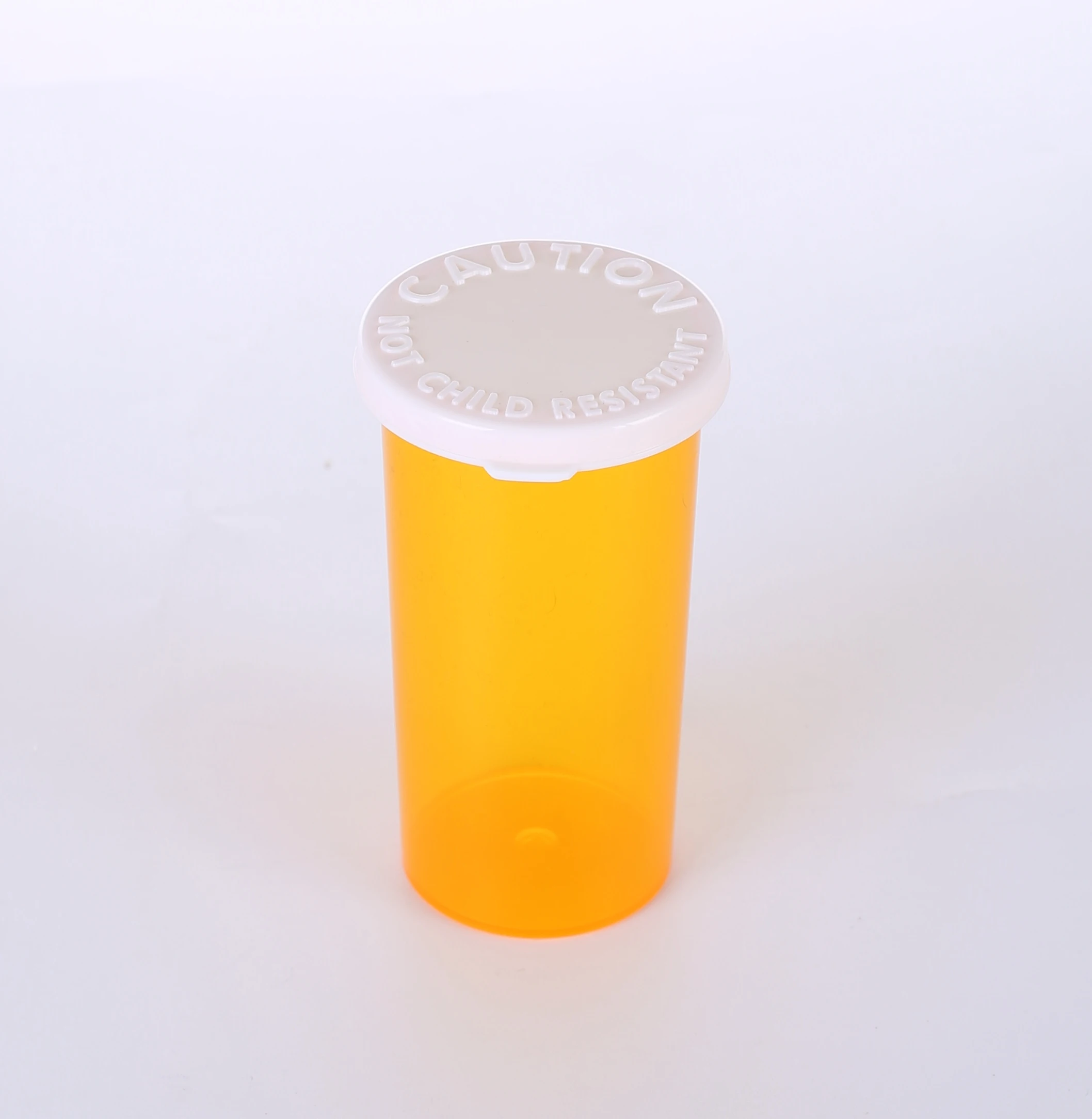 40dr Wholesale Unique Pp Plastic Pill Medicine Snap Top Cap Vial Pharmacy Bottle Empty Supplement Bottle