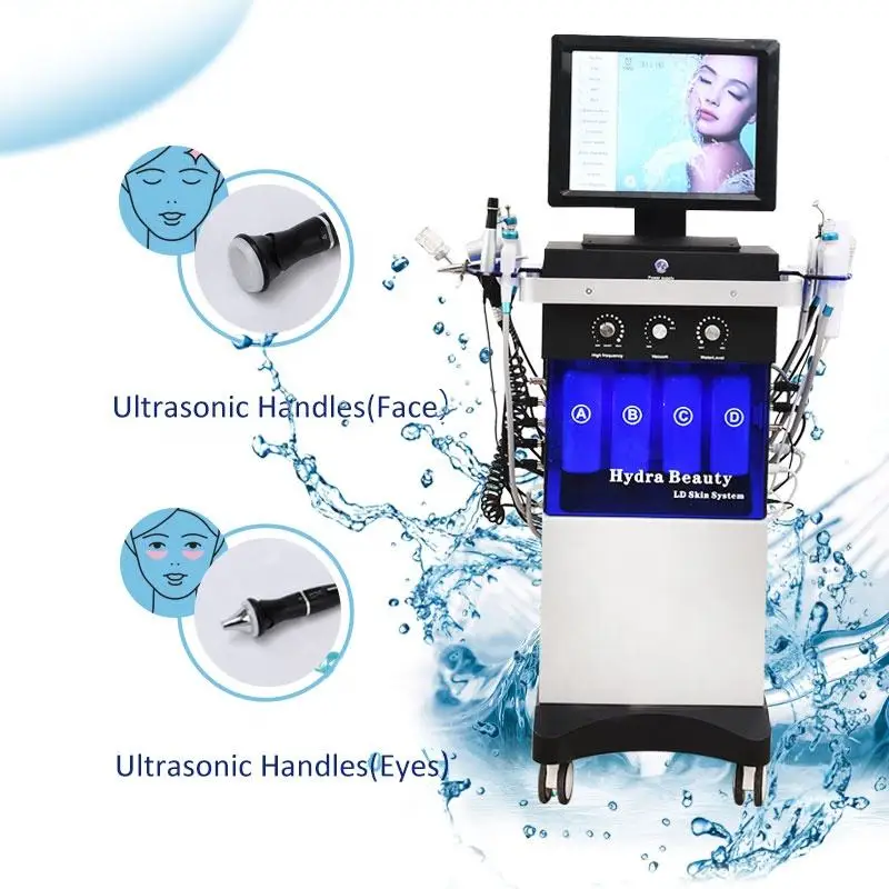 2023 NEW Skin care hydradermabrasion hydra dermabrasion aqua facial peel rf ultrasonic hydro dermabrasion facial machine