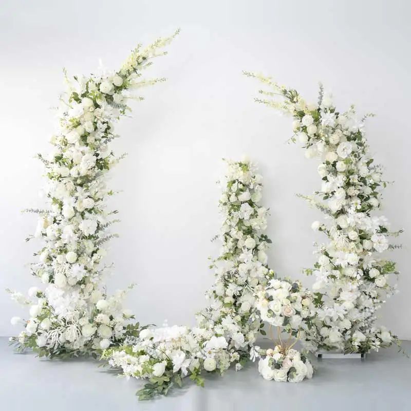 New artificial flower arch backdrop wedding arch flowers decorative flower arch for wedding decoration