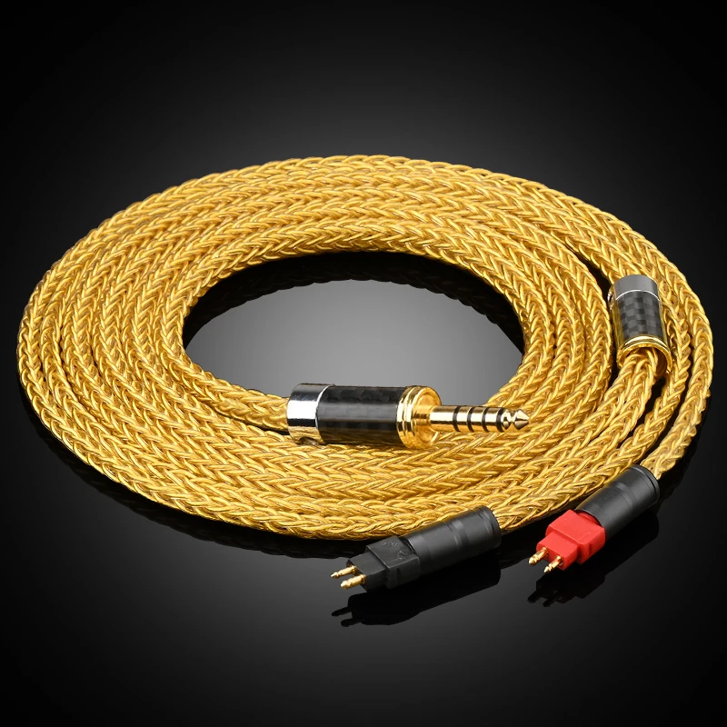 ATAUDIO HIFI  Balanced OCC Gold Plated Earphone Cable For Sennheiser HD580 HD600 HD650 HDxxx HD660S HD58x HD6xx