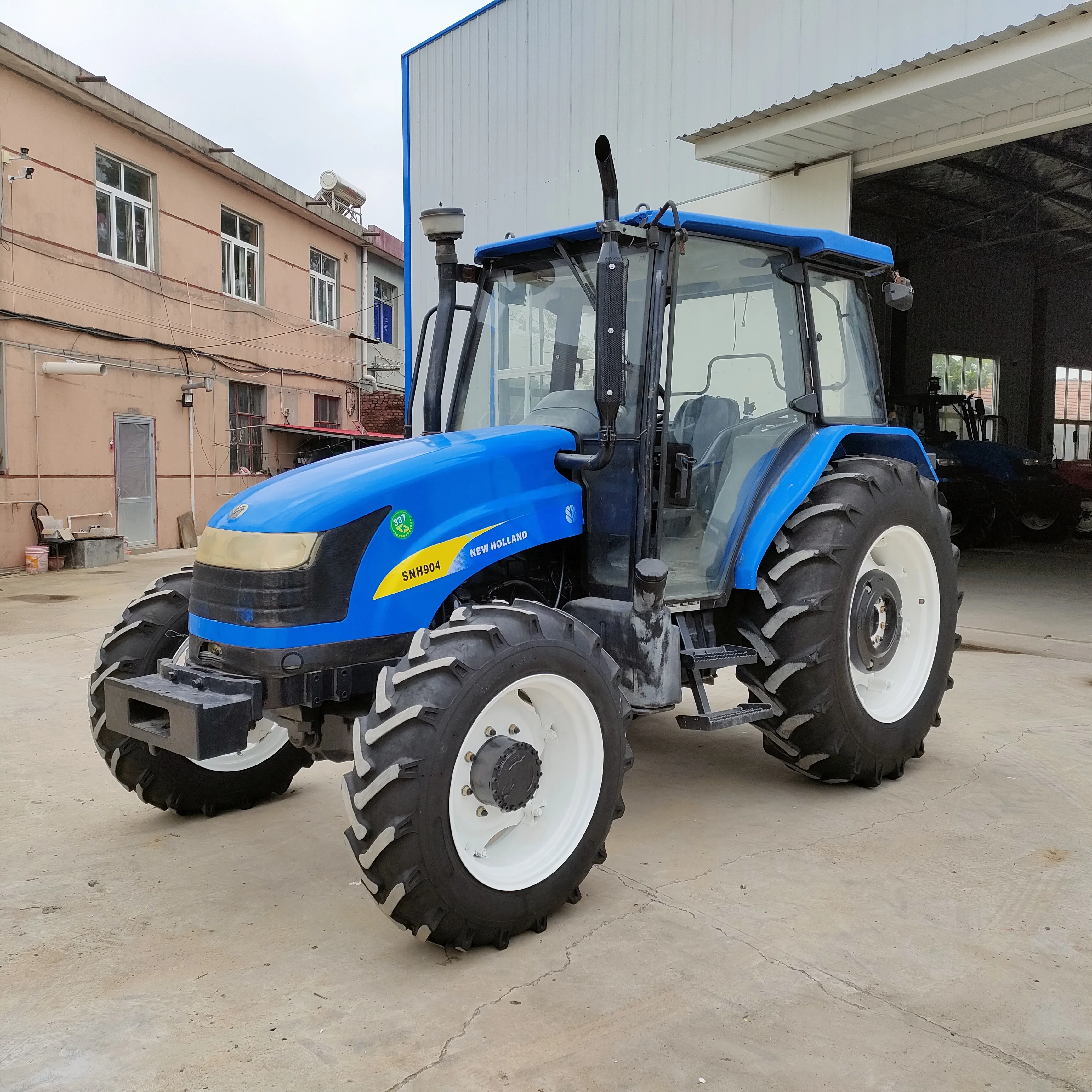 Cabin Agricultural Tractors With Implements And Loader  Farming Tractors Tractors